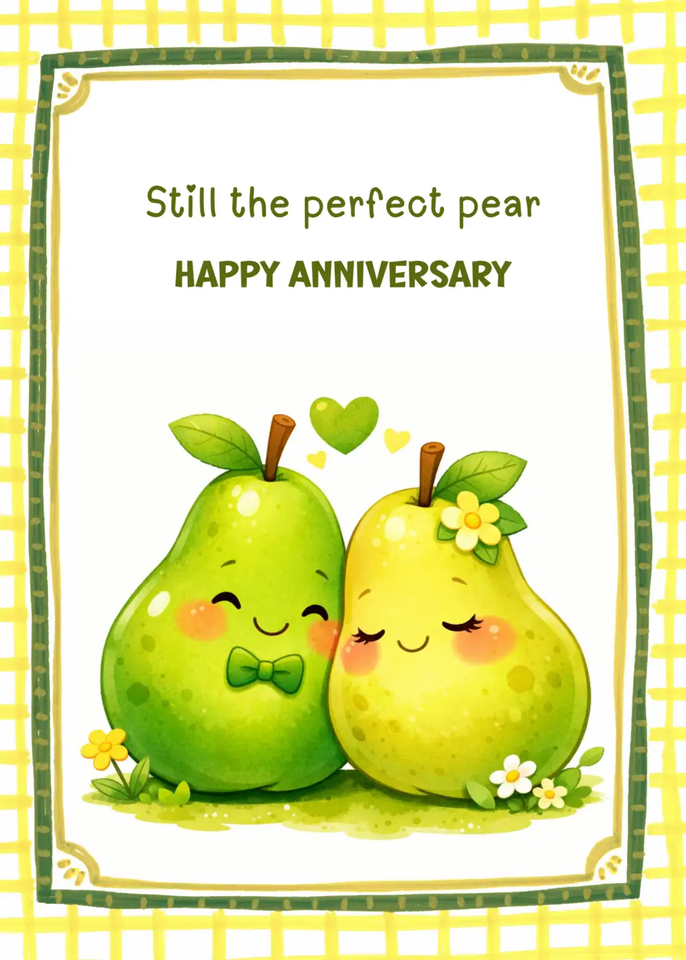 Still the Perfect Pear Anniversary eCard — Anniversary eCard